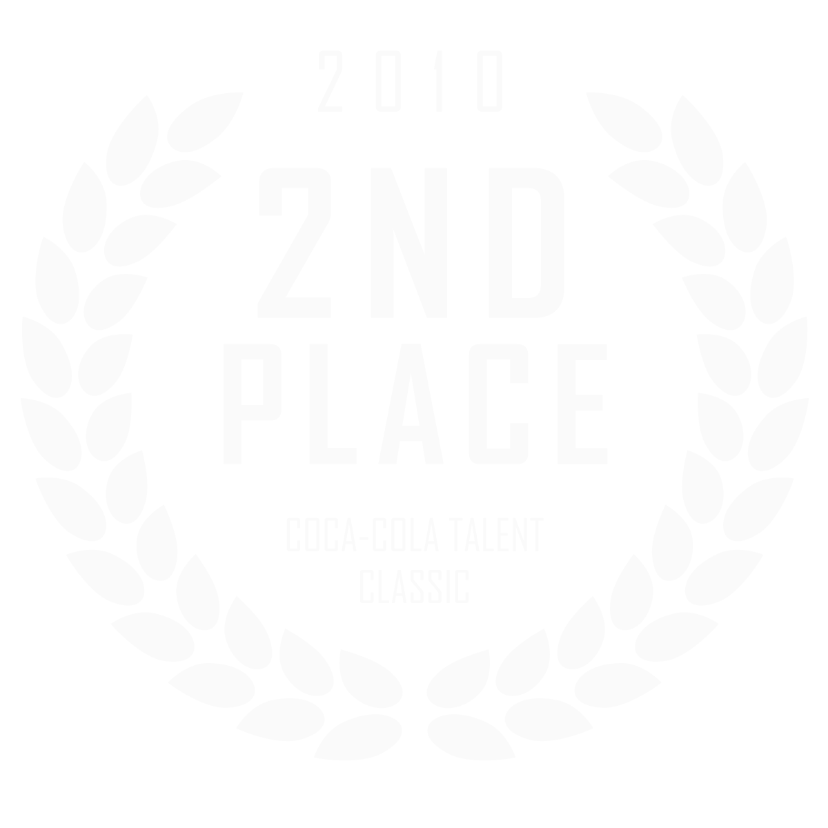 2010 Second Place, Coca-Cola Talent Classic